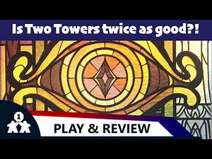 Is Two Towers twice as good? | The Two Towers Trick-Taking Game review and solo play | One Stop Co-Op Shop