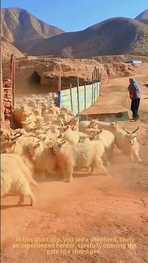 How to Open a Sheep Pen and Lead the Flock Out