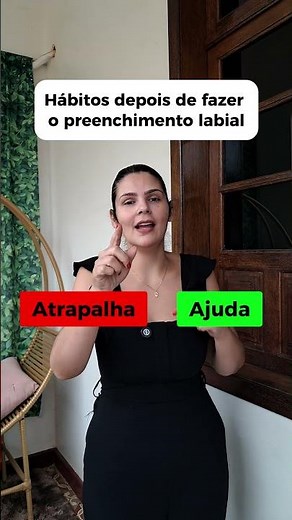 Nunca faça isso após o preenchimento labial