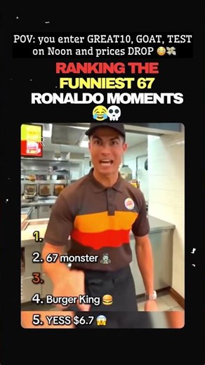 Funniest Ronaldo 67 Moments 😂 | Noon Coupon Codes UAE & KSA 💸 | #messi #ronaldo #67 #uae #ksa #funny