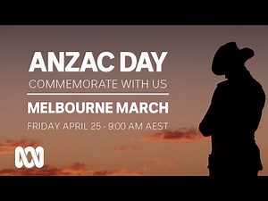 LIVE: Melbourne March | Anzac Day 2025 🎖️ | OFFICIAL BROADCAST | ABC Australia