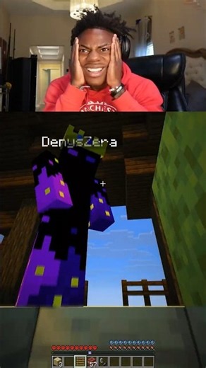 ‪@IShowSpeed‬ is losing his mind in Minecraft 😭 #minecraft