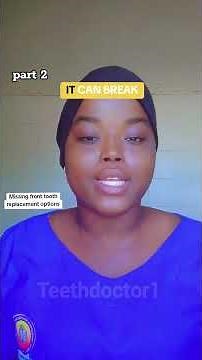 Missing front tooth? Replacement options explained.Denture • Bridge • Implant 🦷 #dentist