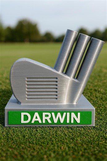 Custom Golf Club Pen Holder – “golf STAND” Golf Iron Desk Organizer With Nameplate – Personalized Golfer Gift for Office or Home Décor - Etsy