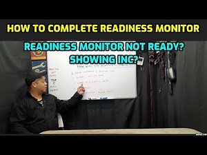 HOW TO COMPLETE READINESS MONITOR (MONITOR NOT READY OR INCOMPLETE)