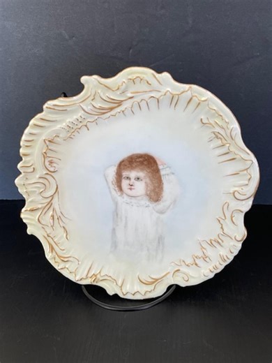Antique Limoges Portrait Plate - Etsy