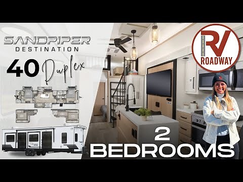 👀 The New 2025 Forest River Sandpiper Destination 40DUPLEX #sandpiper #destinationtrailer #gorving 🔥