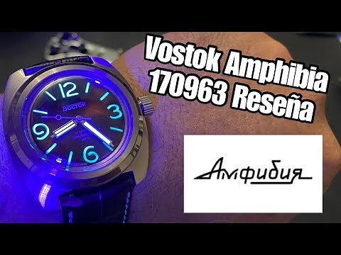 Vostok Amphibia 170963 Classic - Reseña y Caja de Mov abierta