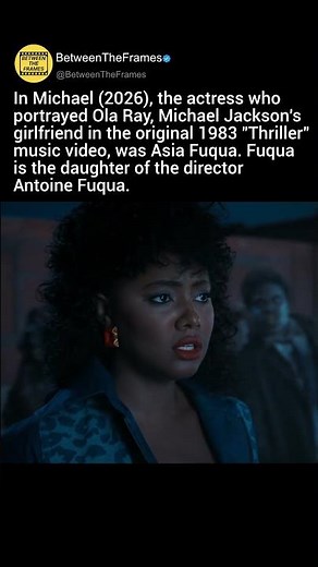 In Michael (2026), the actress who portrayed Ola Ray, Michael Jackson's girlfriend in the original