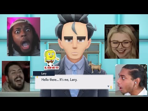 Funniest Elite Four Larry Reactions | Pokemon Scarlet & Violet