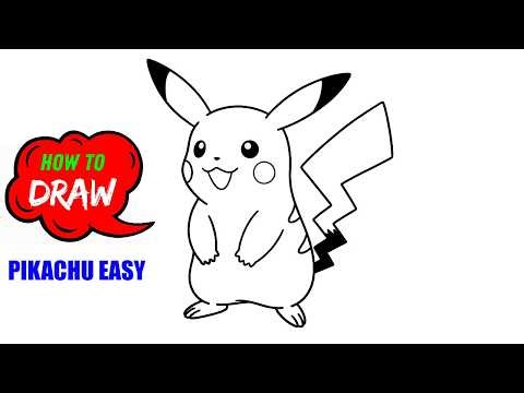 How to Draw Pikachu ⚡ (Easy Step-by-Step Tutorial!)