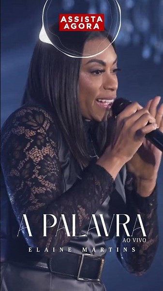 Watch Elaine Martins' new music video "A Palavra" now. May this song strengthen your faith