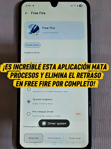 En este video te muestro la configuración OCULTA y avanzada de la app Java Pro (basada en Shizuku) para liberar el rendimiento real de tu dispositivo, incluso si es de gama baja o tiene menos de 4GB de RAM. #android #juegos #app #free_fire