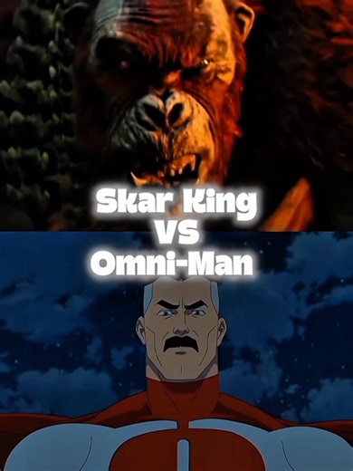 Omni-Man VS Skar King #invincible #godzilla