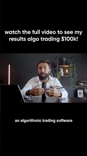 1 trading algorithm. $100k. 18k trades.