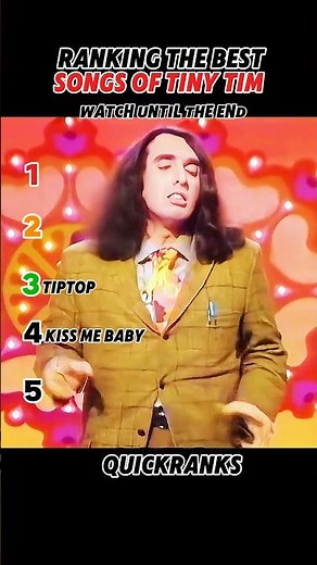 Ranking the best songs of tiny tim