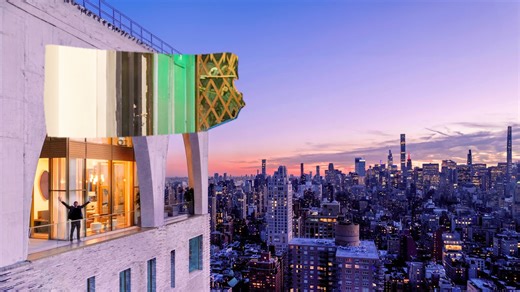 Tour a $33M futuristic NYC sky mansion