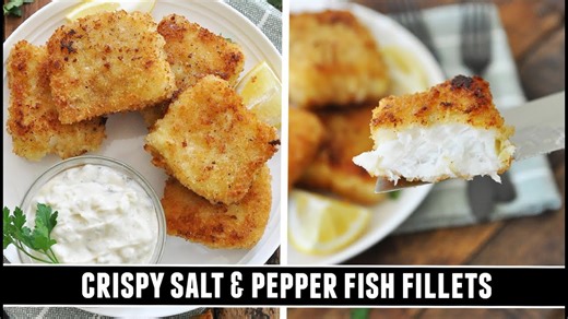 Crispy salt & pepper fish fillets: Insanely delicious & easy recipe