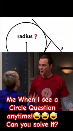 Find the Radius of the Circle (Advanced Geometry Problem) #Maths #Geometry
