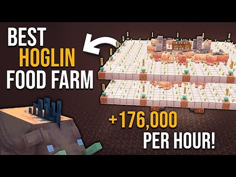 Minecraft BEST Hoglin Farm 1.21 - NEW - 176,000/HR!