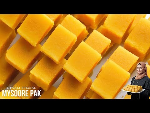 Mysore Pak | The Golden Royal Sweet That Melts In Your Mouth | Diwali Special Sweet