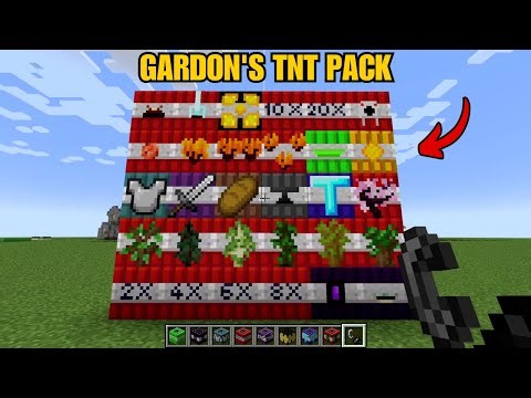 Minecraft: Gardon's TNT Pack TNT MOD (30+ TNT EXPLOSIVE) Exploding every TNT of Gardon's TNT Pack