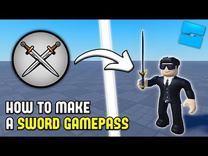 How to make a SWORD GAMEPASS in Roblox Studio
