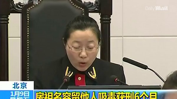 2015: Son of Jackie Chan jailed for 6 months in China on drugs charge