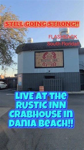 LIVE at the RUSTIC INN CRABHOUSE on Ravenswood Road, Next to the Dania Cutt-off Canal Since 1955!! Who Else STILL LOVES the RUSTIC INN and Has Favorite Menu Items?? 💖😋💝 #flashbacksouthflorida #southflorida #seafood #fortlauderdale #ftlauderdale | Flashback South Florida - Memories and Memorabilia