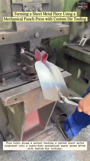 Forming a Sheet Metal Piece Using aMechanical Punch Press with CustomDie Tooling