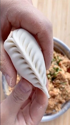 Beautiful Momo Folding Ideas – Easy & Satisfying 🥟 | Food Art Short #shortvideo #momos