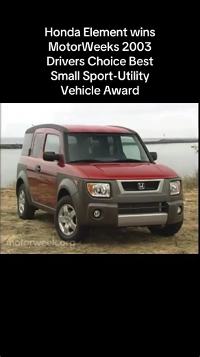 Honda Element Wins 2003 MotorWeek Drivers' Choice Award