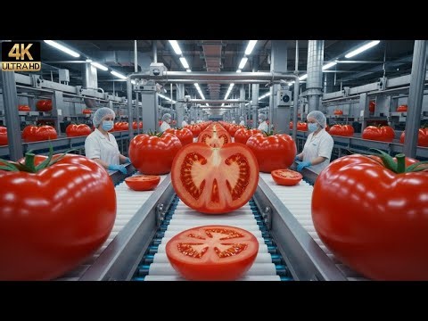 Inside a Modern Tomato Processing Factory: From Fresh Tomatoes to Premium Canned Tomato Juice