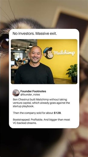 Is It Even Worth It To Take VC Money?🤔 #founderfootnotes #mailchimp #founder #entrepreneur #venture