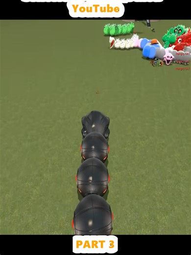 Hungry Worm Family vs. Hungry Snake Family Showdown