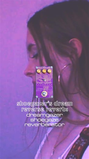 dream reverse reverb pedal for shoegaze: dreamgazer shoegaze reverberator by pedal partners x maneco labs! dreamgazer pedal has three blissfully ethereal reverbs: reverse reverb, blossoming reverse reverb & shallower lofi ambient reverb. each are blendable with soft nostalgia, the multi-voiced modulation effect for the dreamy lofi guitar tone you’ve always looked for. #shoegaze #guitarpedals #shoegazemusic #shoegazer #shoegazeaesthetic #pedalboard #guitareffects #slowdive #pedalpartners #heavysh