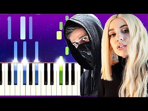 Alan Walker, Ava Max - Alone, Pt. II (Piano Tutorial)