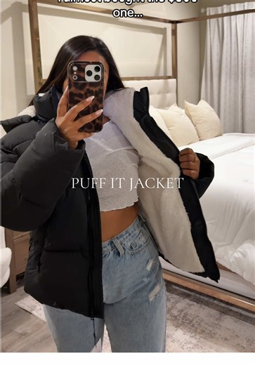 I cannot believe the quality! The fit is super flattering, it’s incredibly warm and feels like it could be way more than it actually costs. Get the jacket girl! @PUFFIT.US #puffit #pufferjacket #fleecelinejacket #winterjacket