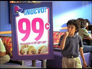 Taco Bell Hispanic Value Menu Commercial