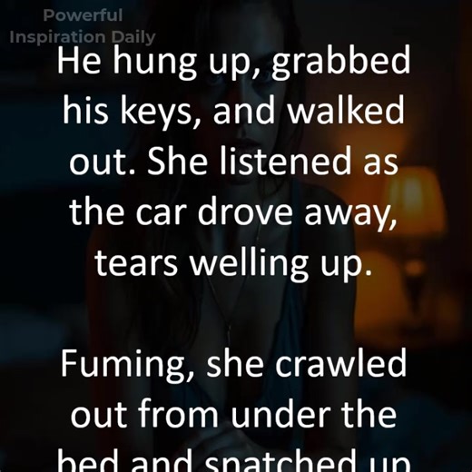 A woman was furious-her husband was coming home late again | Powerful Inspiration Daily