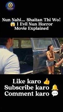 Church Ke Andar Evil Nun 😱 | Horror Explained #shorts #youtubeshorts