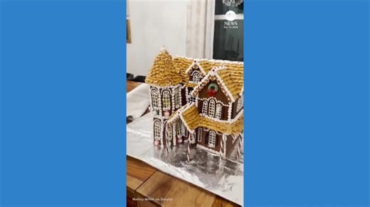 Utah family shows off design skills in fierce gingerbread house contest
