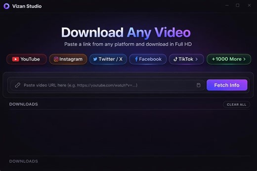 Vizan Studio Universal Video Downloader – Youtube to MP3 Converter (lifetime License) - Etsy UK