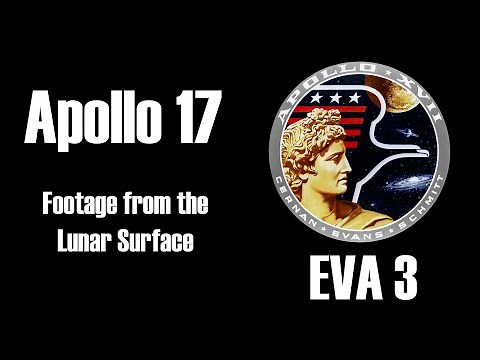 Apollo 17: Full Footage from the Lunar Surface - EVA 3