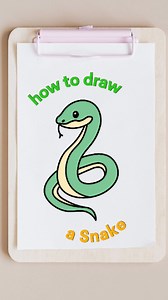 8K views · 33 reactions | How to Draw a Snake: Easy Step-by-Step...