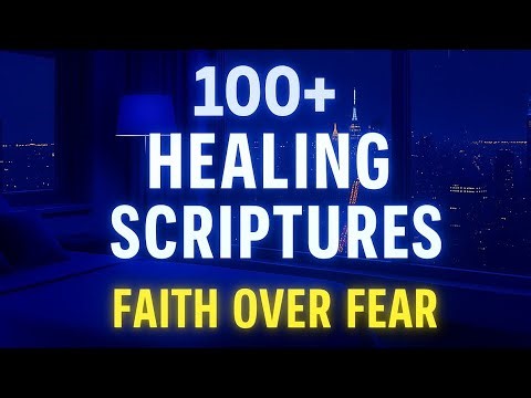 God’s Promises – 100+ Healing Scriptures with Soaking Music | Peaceful Bible Verses for Sleep & Rest