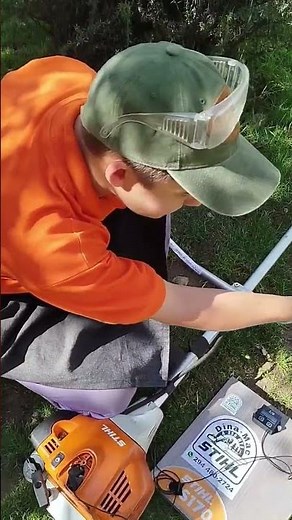 Stihl FS 161 post-service test 🧉