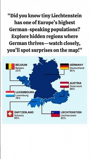 Europe’s German Speaking Regions You Didn’t Know #europe #geography #germanlanguage