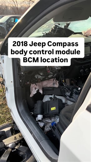 2018 Jeep Compass body control module BCM computer interior fuse box part number 68381687AB location on car 🚘 Used auto parts, serving Chicagoland locally and shipping nationwide #junkyard #usedautopartschicago #carrepair #automotive #carmechanic