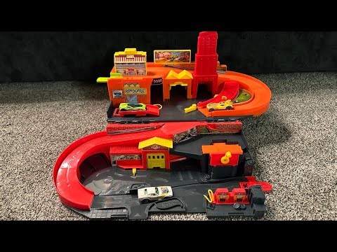 Hot Wheels "The Hot Ones" Sto & Go Playset - Unboxing, Demonstration, and Review